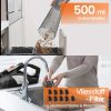 Hihhy H-611 4 az 1-ben állóporszívó, 600W, 6 méteres kábel, 180°-os szívófej és 20KPA szívóerő, magas hatékonyságú szűrőrendszer, porszívó kemény padlókhoz.